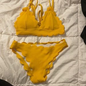 SHEIN yellow bikini